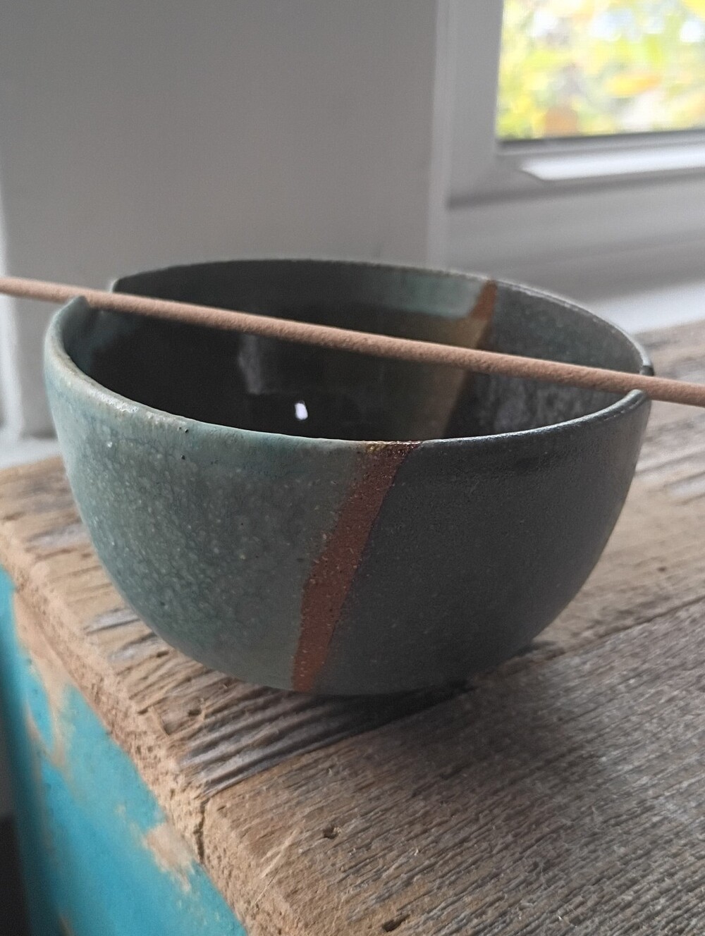 Small Handmade Ceramic Chopsticks Bowl